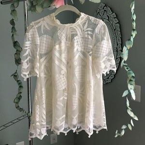Anthropologie Pina Lace Top